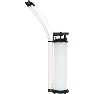 Kunzer Ölabsaugpumpe 7VP04.1, manuell, mit 4 Sonden, für Motoröl & Bremsflüssigkeit, 6,5 Liter Behälter