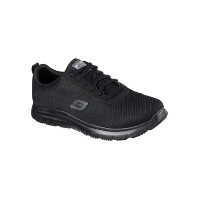 Berufsschuh SKECHERS "FlexAdantage SR" Gr. 39, schwarz, 39, Obermaterial: 100% sonstige Fasern AF., Schuhe