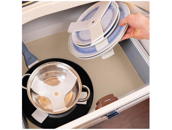 Tischset silwy Beige Metall B 27 cm