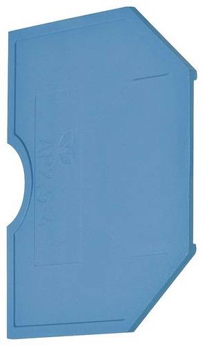 Hager KWE01B Endplatte Blau