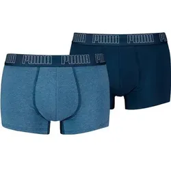PUMA Herren Unterhose EVERYDAY TRUNK 2P, Größe S in Blau Blau
