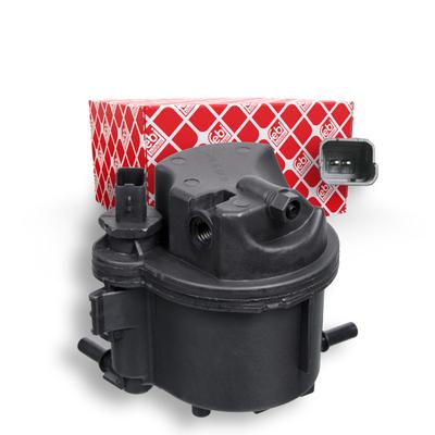 FEBI BILSTEIN Kraftstofffilter 45871 mit Filterheizung 132mm für Peugeot Citroën Ford MAZDA TOYOTA