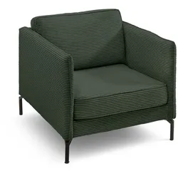 BOOOM Sessel Brandon Cord Winter Moss