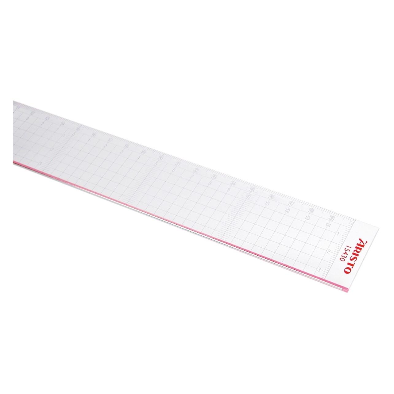 Aristo Schneidelineal 30cm Acryl transparent (30 cm) (AR15430)