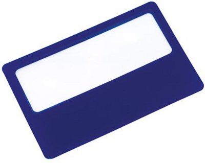 Lente d’ingrandimento SUPPORT formato carta di credito 8,5x5,5 cm Personalizzate o neutre