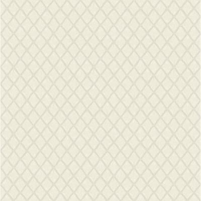 Fine Decor Santina White & Silver Trellis Wallpaper