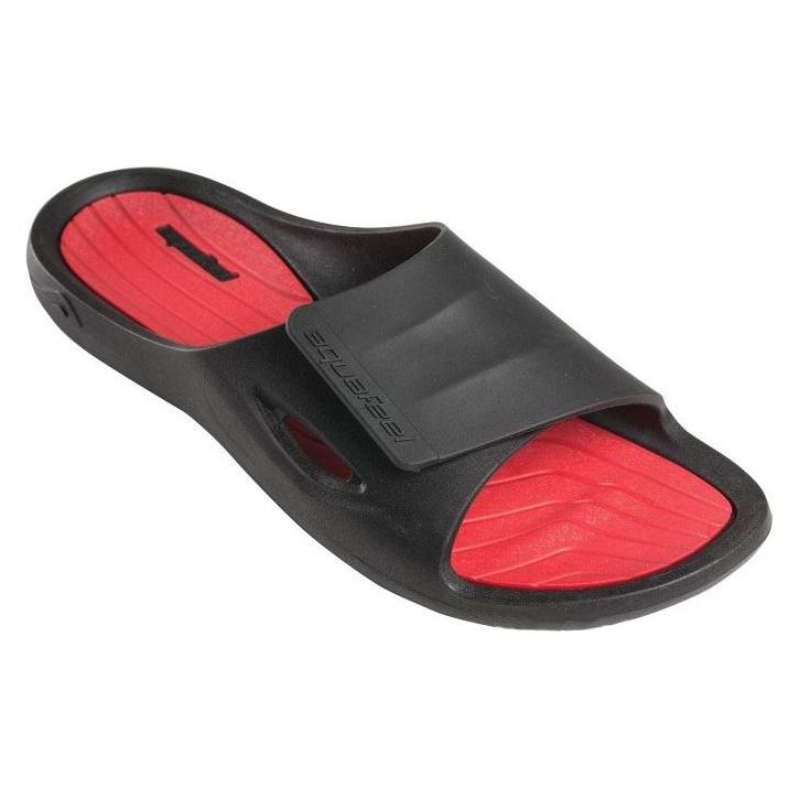 Aquafeel Slippers unisex 72463 20 size 45/46 black/red (45) (A72463/20)
