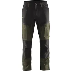 Servicehose "1456" - C150 - dunkeloliv/schwarz