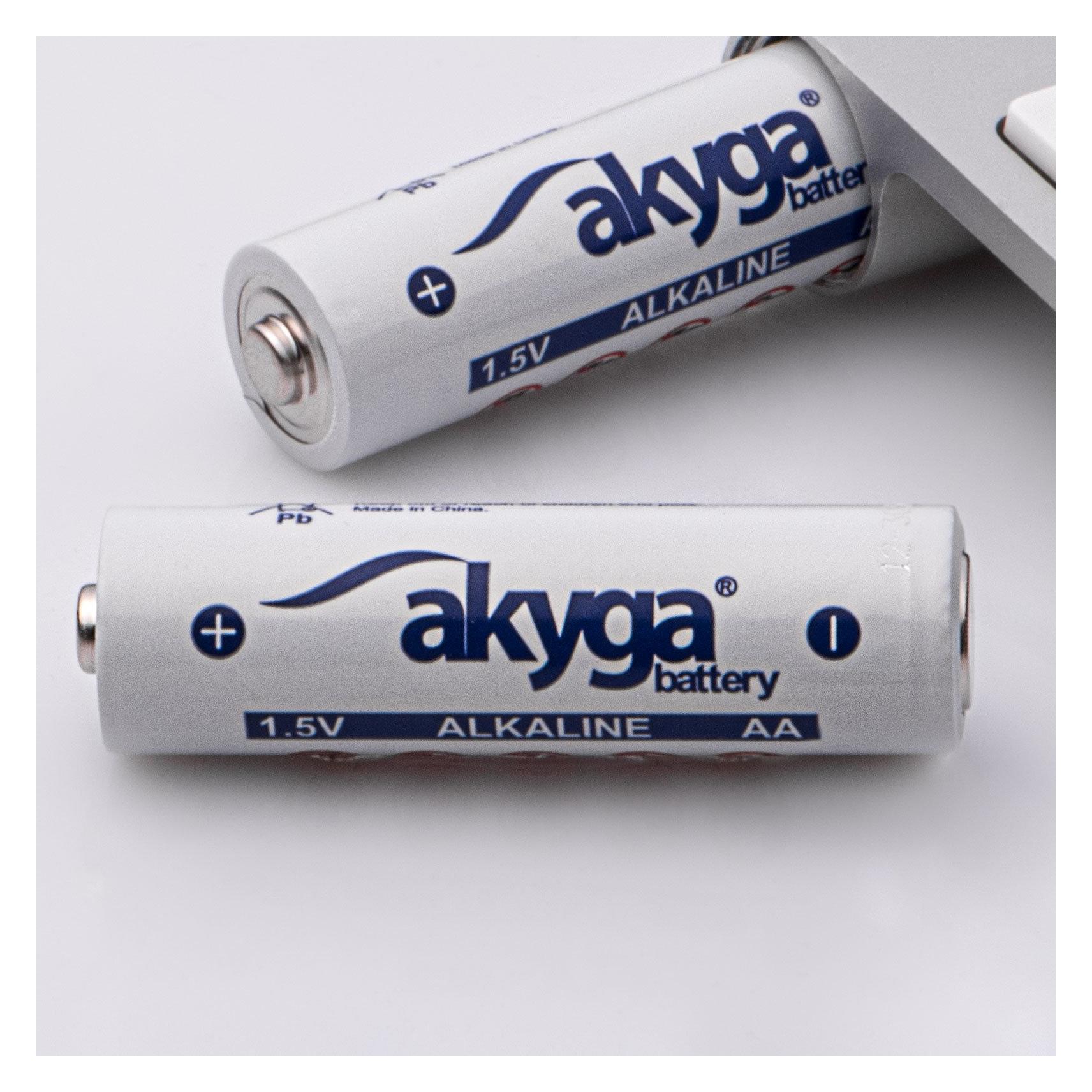 Akyga AA LR6 Mignon (AA)-Batterie Alkali-Mangan 3050 mAh 1.5 V 4 St. (4 Stk., AA, 3050 mAh) (AKY2069)