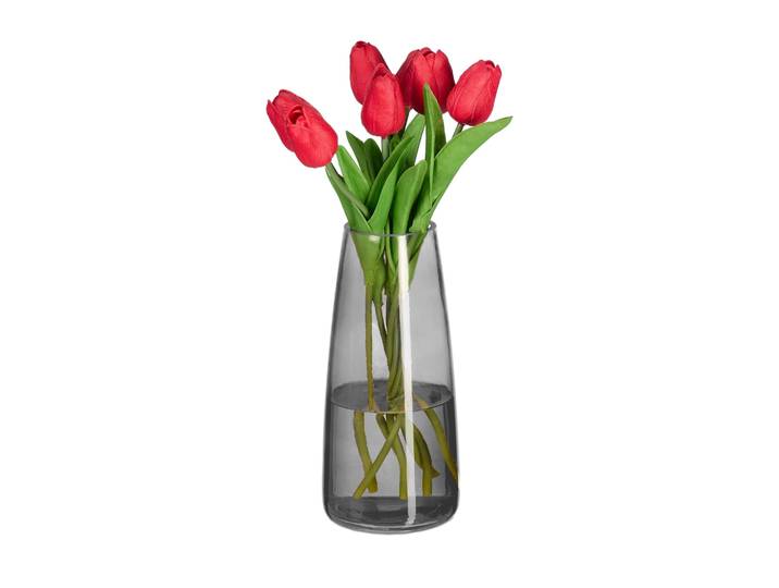 Vase Glas Grau