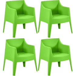 CLP 4er Set Stühle Bartal   Farbe: grün