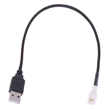Phobya Adapter USB Extern auf 3Pin Lüfter (0.30 m) (81132)
