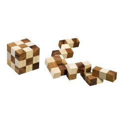 Denk- und Knobelspiele Schlangenwürfel - klein - Denkspiel - Knobelspiel - Geduldspiel 242528