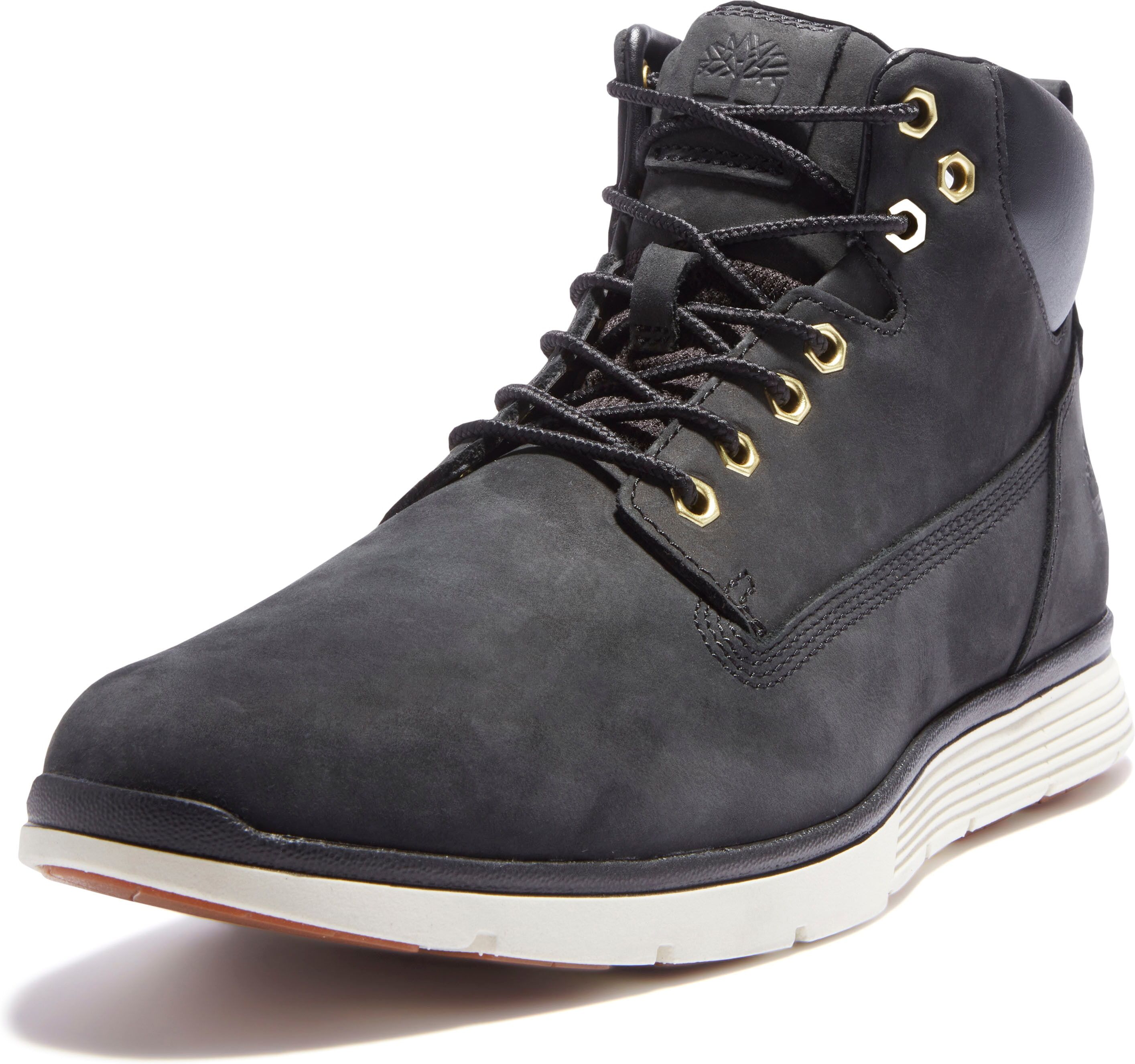 Schnürboots TIMBERLAND "Killington Chukka", Herren, Gr. 42, schwarz, Leder, Schuhe Schnürboots, Winterstiefel, Schnürstiefel, Winterschuhe schwarz 42