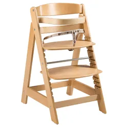 Roba Treppenhochstuhl 'Sit Up Click', mitwachsend, innovativer Klickverschluss, Holz, naturfarben