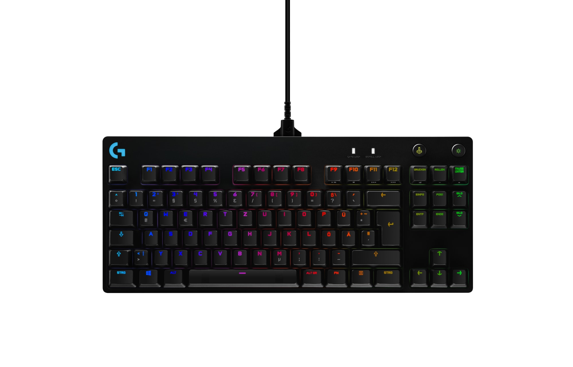 Logitech G Pro TKL Gaming Tastatur kabelgebunden, Schwarz