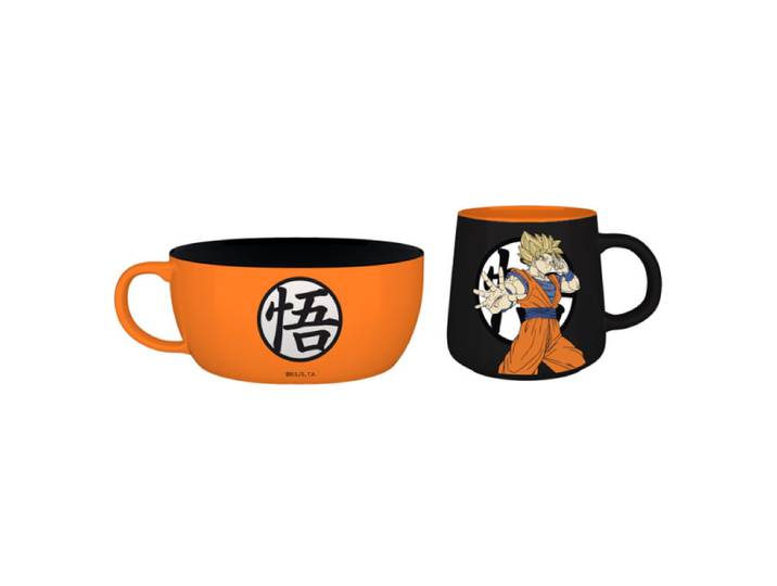 DRAGON BALL - Set Petit Déjeuner Mug + Bol - Goku