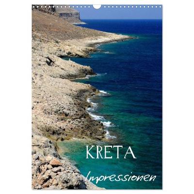 Kreta Impressionen (Wandkalender 2026 DIN A3 hoch), CALVENDO Monatskalender