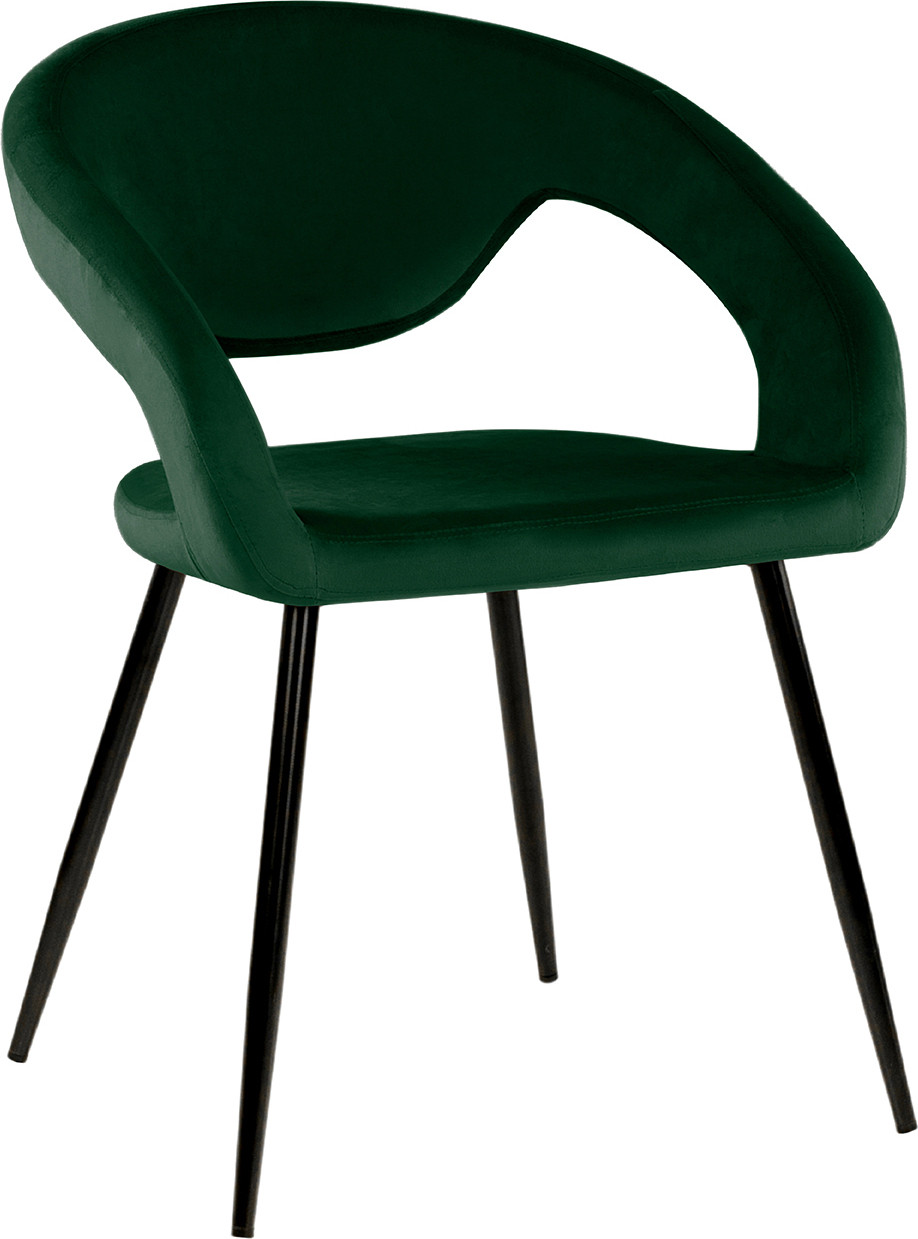 Kick Collection Eetkamerstoel Lenn Velvet - Donkergroen