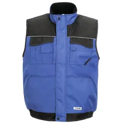 Winter Weste "DUST" Outdoor - L - royalblau/schwarz