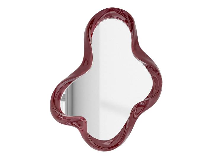 Miroir mural Violeta 7 x 62 x 47cm Rouge Polyrésine 7 x 62 x 47cm