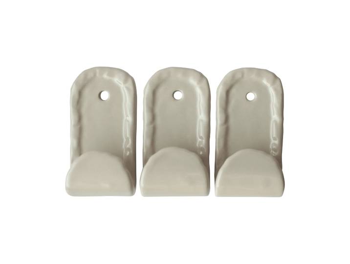 DBKD Crochets Hook, lot de 3 Beige