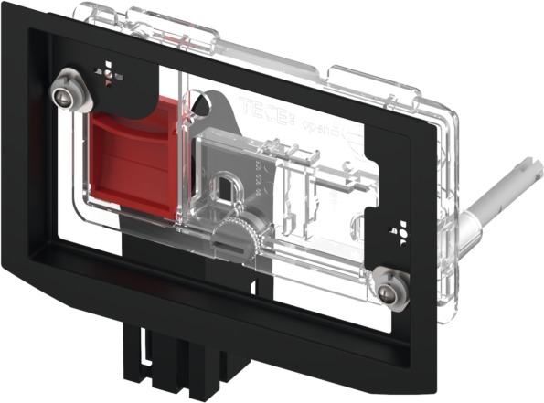 TECE Einwurfschacht 9240950 schwarz, Einbau vorne, für Reinigungstabs