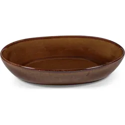 Out of Lines Tiefe Teller 23 cm, braun, 2 St.