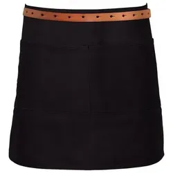 Exner 175 - Vorbinder Canvas, B 68 cm x L 45 cm : schwarz 100% Baumwolle (10,02oz.)