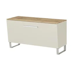 Wohnwert Garderobenbank  Helen , creme , Maße (cm): B: 93 H: 50 T: 36.0