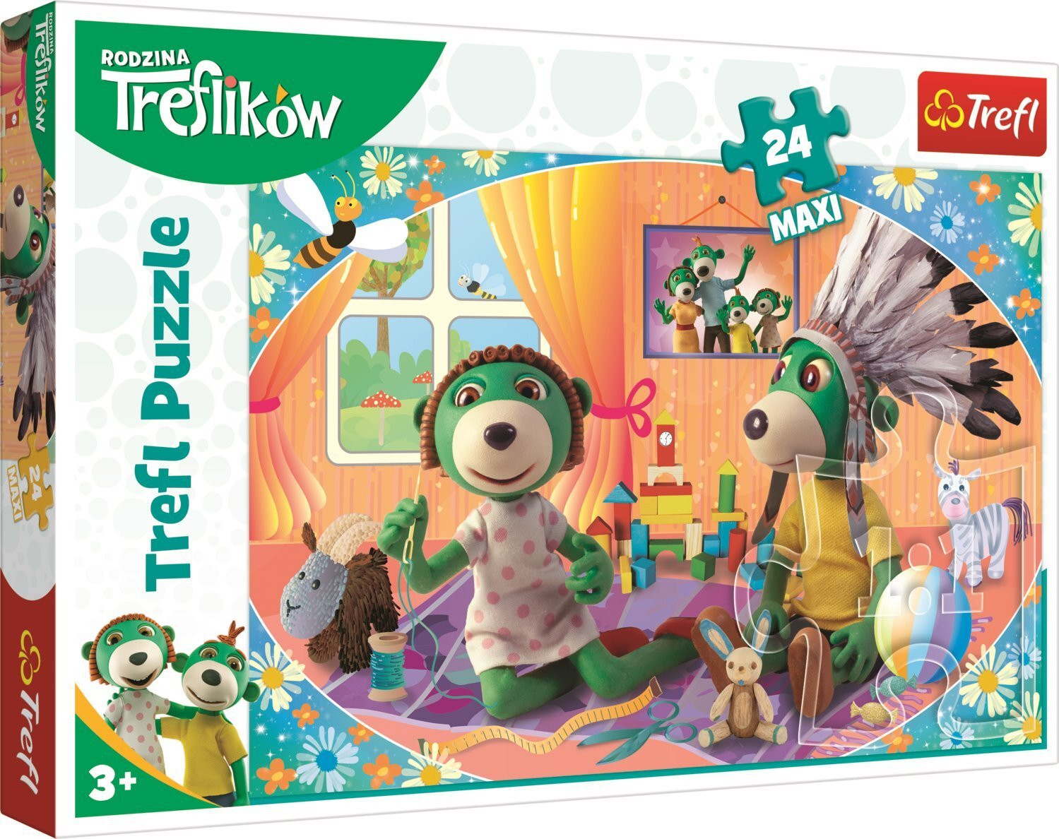 Trefl Maxi-Puppels 24 Drievoudig Puzzelplezier 14319