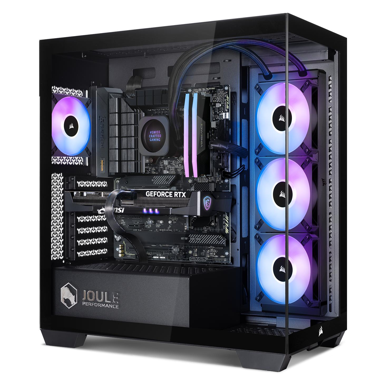 Joule Performance High End Gaming PC L1135291 (1000 GB, 32 GB, AMD Ryzen 7 9800X3D, GeForce RTX 5070) (L1135291-AMAZDE-B-252)