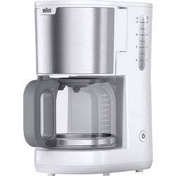 Braun KF 1500 WH Kaffeemaschine Weiß Fassungsvermögen Tassen=10 0X13211066