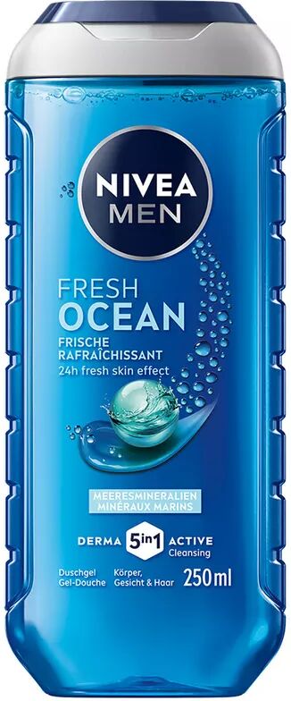 Nivea - MEN Fresh Ocean Pflegedusche, 250 ml