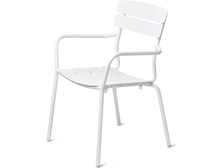 Armlehn-Stuhl Granada weiß 58.7x83.8x57.1 cm