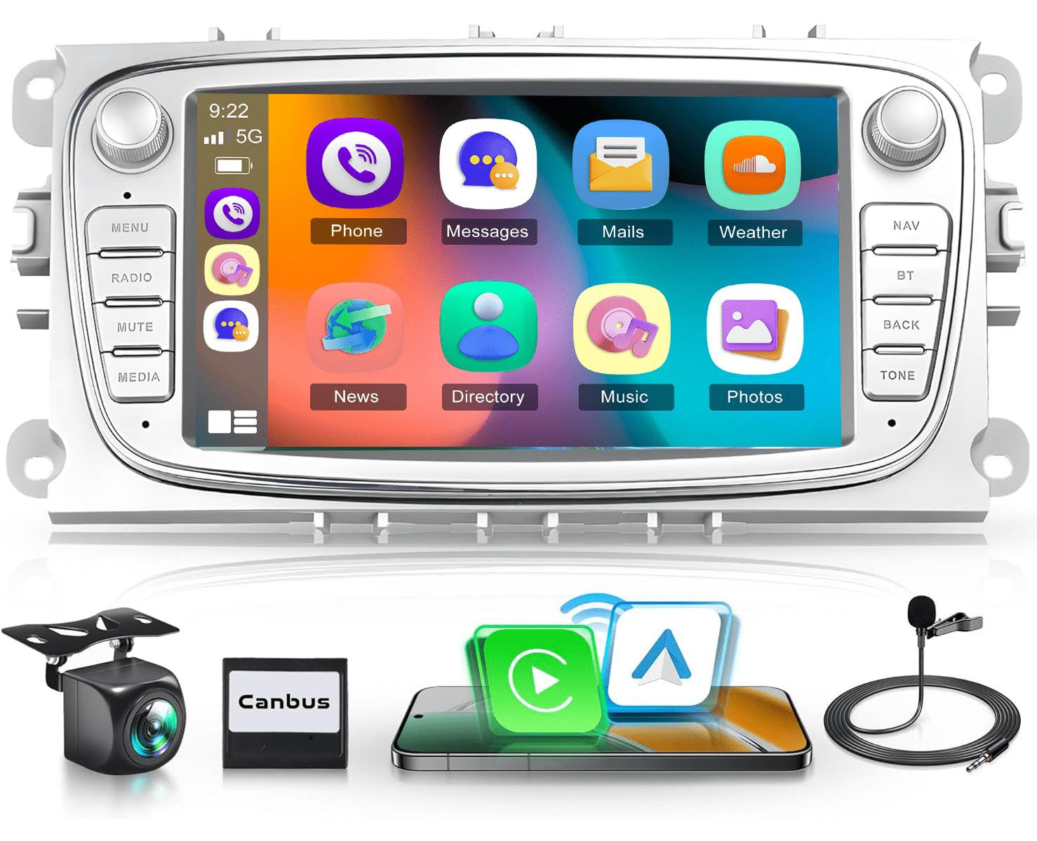 Selius Autonavigatie met CarPlay en Android Auto
