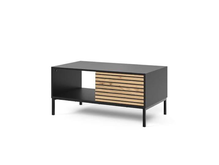 Vicco Couchtisch Eliza, Goldkraft Eiche/Anthrazit, 90 x 50 cm