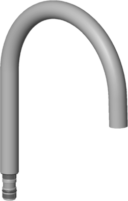 Dornbracht Rohrauslauf 165 mm 90282221302-08 platin
