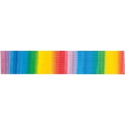 Verzierwachsstreifen "Regenbogen", 22 cm, 13 Stück