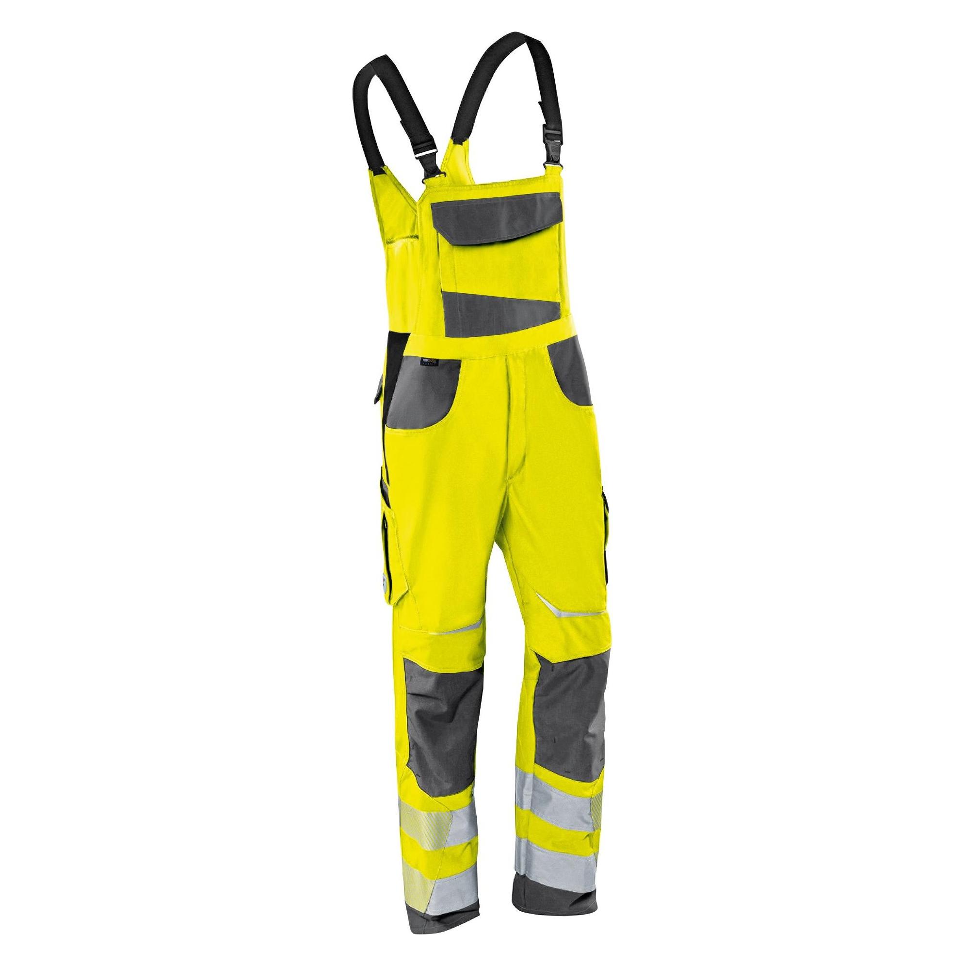 Kübler Latzhose gelb/anthrazit Gr. 102 (102) (10001827217110)