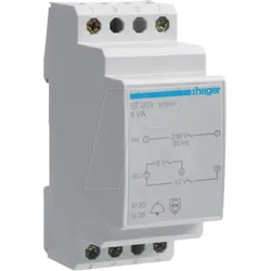 HAGER ST303 - Klingeltrafo 230V / 8V und 12V 8VA 2PLE