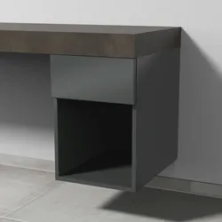 Sanipa Anbau-/Solitärschrank 2morrow (P2351) 510x350x520 Anthrazit-Glanz, P235179 P235179