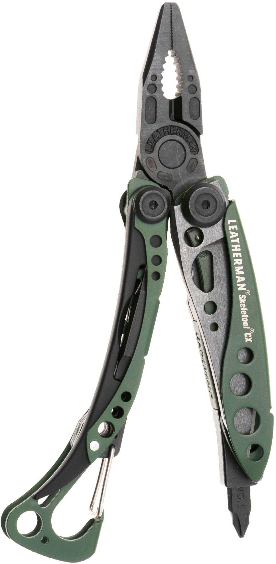 Leatherman Skeletool CX 833139 OD Green, pinza multiuso