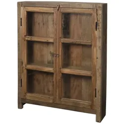 Chic Antique Grimaud Display Cabinet, Vitrinenschrank halbhoch, 85 x 18 x 105 cm