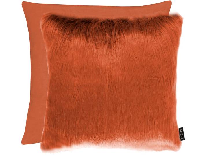 Dekokissen APELT Lars , orange, unifarben, B:45cm H:5cm L:45cm, Polyester, Dekokissen_Sitzkissen_Kissenhüllen, Dekokissen