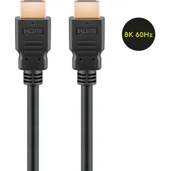 GOOBAY 58263 - HDMITM Kabel 8K@60 Hz, 1,0 m