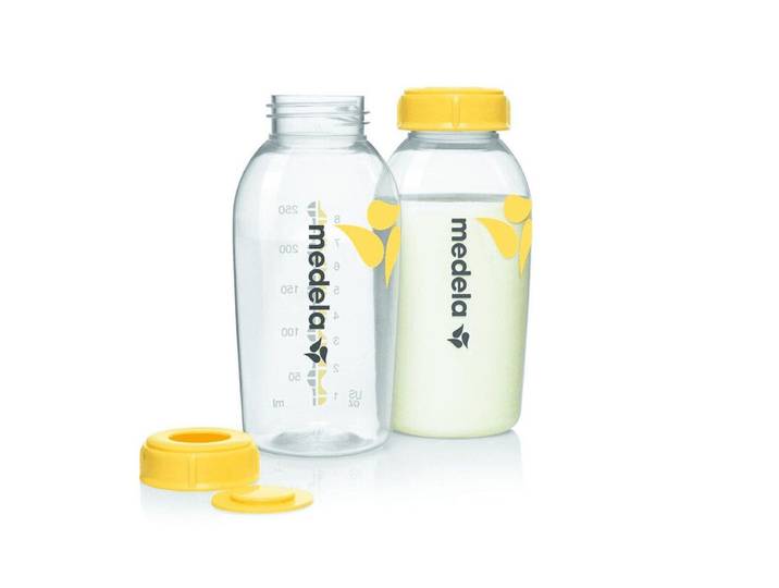 MEDELA - Biberons de recueil du lait maternel, 250 ml, lot de 2