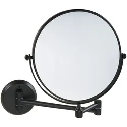 Brillantbad BARK Kosmetikspiegel Doppelseitig Messing Glas Schwarz 430x230x300 mm für Bad & WC >> zum Bohren