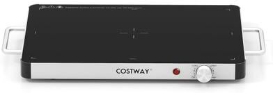 Costway Electric Warming Tray Food Warmer with Adjustable Temperature Control