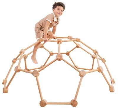 Wooden Toddler Play Gym, Montessori Climber by Comfy Cubs